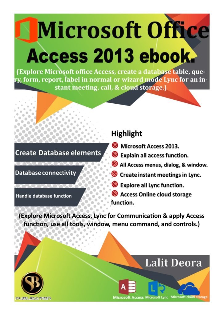 Microsoft office 2013 Access english ebook. Microsoft office 2013 Access english ebook.