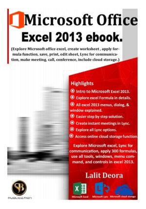 Microsoft Office 2013 Excel English PDF/Book