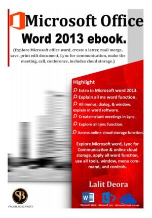 Microsoft office 2013 Word english ebook.