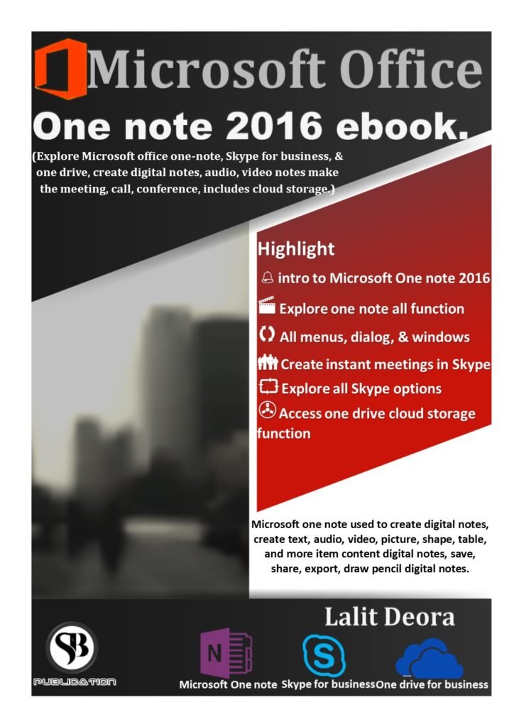 Microsoft office 2016 One note english ebook. Microsoft office 2016 One note english ebook.