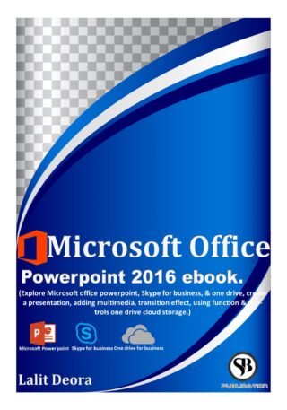 Microsoft office 2016 Powerpoint english ebook.