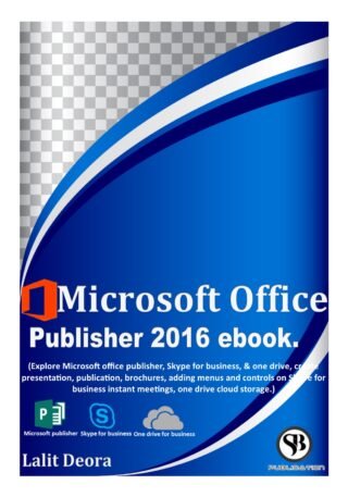 Microsoft office 2016 Publisher english ebook.